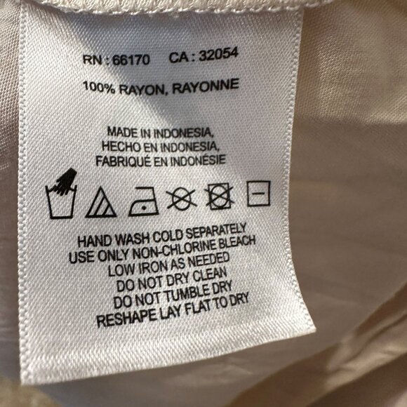 Free People | Ayu XS Boho Hippie Nude Short Sleeve Oversized Tunic Dress Open - Picture 13 of 15